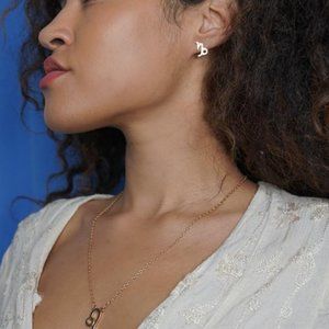 Necklace And Stud Earring 2 Pcs Jewelry Set